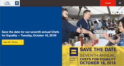 Desktop Screenshot of chefsforequality.org